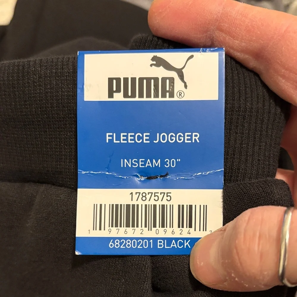 Puma Men's Black Joggers - Picture 2 of 2